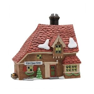 DEPT 56 HERITAGE VILLAGE COLLECTION DICKENS VILLAGE SERIES THE CHOP SHOP RETIRED